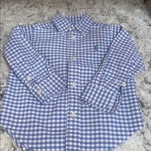 Boys polo button down. 2T.